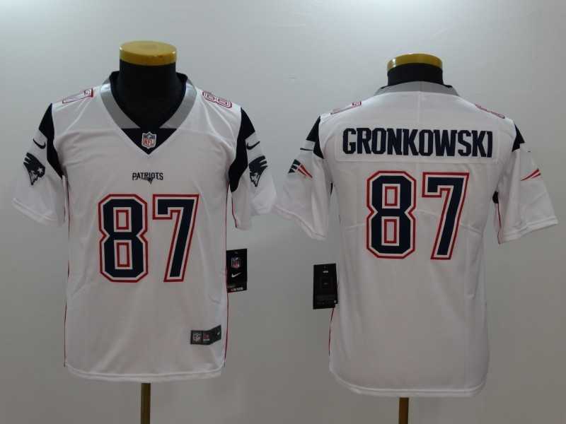 Youth Limited Nike New England Patriots #87 Rob Gronkowski White Vapor Untouchable Player Jersey,We sell and wholesale Youth Limited Nike New England Patriots #87 Rob Gronkowski White Vapor Untouchable Player Jersey on line form chian!